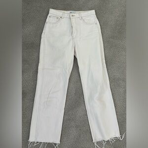 Zara High Rise Straight Jeans Size 6